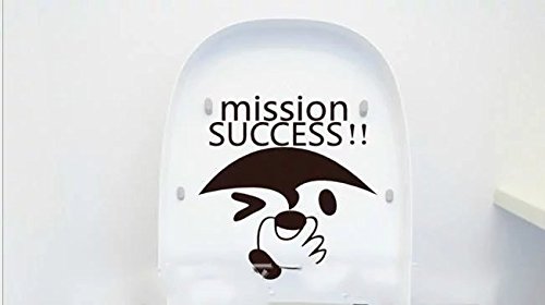 KingWinX Toilet English proverbs foreign trade wall stickers toilet paste men and women