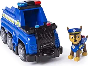 Paw Patrol Ultimate Rescue - Chases Ultimate Rescue Police Cruiser with Lifting Seat and Fold-Out Barricade, for Ages 3 and Up