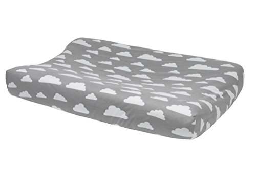 Preisvergleich Produktbild Meyco 516095 Wickelauflagenbezug 2-Keil Wolke, grau