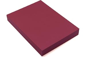 Color Card Paper - 250 GSM Thick Colored Card Stock - Premium Craft Paper for DIY, Invitations, Arts & Crafts, and Printing (Maroon, A5-20 Sheets)
