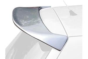 AUTO-STYLE Becquet de toit compatible avec Volkswagen Golf IV 3/5-portes 1998-2003 'WRC', Gris/beige/blanc