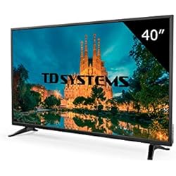 Td Systems K40DLM7F - Televisor Led 40" Full HD, Resolución 1920 x 1080, 3x HDMI, VGA, USB Reproductor y Grabador