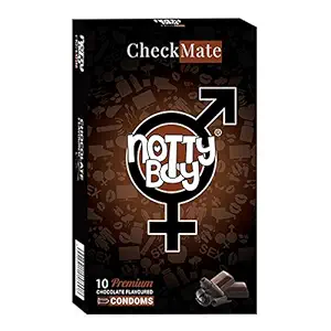 NOTTY BOY Chocolate Flavour Condoms For Men- 10s