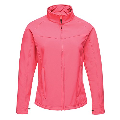 Regatta Ladies Uproar Softshell Wind Resistant Jacket (20) (Hot Pink)