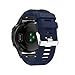 Price comparison product image For Garmin Fenix 5X Plus- Diadia Silicagel Soft Quick Release Kit Band Strap For Garmin Fenix 5X Plus GPS Watch (Navy)