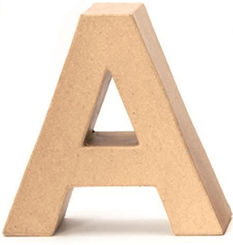 Papp-Buchstabe A 17,5x5,5cm