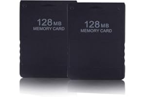 WICAREYO 2 Pezzi 128MB Modulo di scheda di memoria per PlayStation 2 PS2