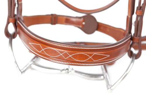 Huntley-Equestrian-Fancy-Stitched-Sedgwick-Leather-English-Bridle-and-Reins
