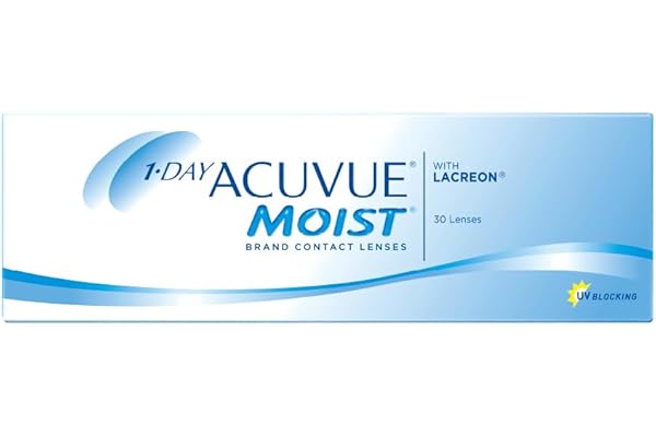 Acuvue 1-DAY MOIST - Reemplazo Diario - protección UV - 30 lentes