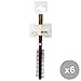Produktbild Set 6 ACCA KAPPA Spazzola 12AX707 PNEU.Rotonda Legno MOLTO PICC. Haarpflegeprodukte