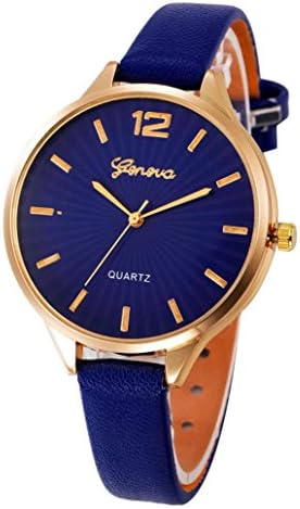 CLEARANCE!! Watches Sonnena Women's Casual Checkers Watch Analog Watch Quartz Wrist Watch, HOT SALE 2018 Wrist Watch for Party Club Casual Watches Valentine's Day Gift Stainless Steel Watch (Watch, Blue)