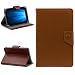 Produktbild NAUC Lenovo Miix 320 310 300 Tablet Schutzhülle Universal Tasche aus Kunst-Leder Hülle Standfunktion Tablettasche Cover Schutz Case Schutzhülle, Farben:Braun