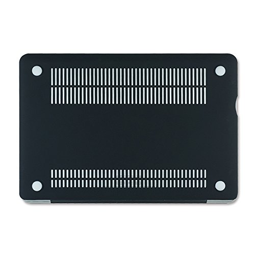 KONKY Macbook Pro 15 A1707 Hülle (2016 freigegeben), Schützende Soft-Touch HartschaleTasche Schutzhülle Snap Case für Neueste 2016 Apple MacBook Pro 15 „Zoll mit Touch Bar und Touch-ID, Schwarz Gelb - 3