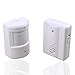 Produktbild Asosmos Wireless Türklingel Funkklingel Set Überwachung Funk Ladenklingel Bewegungsmelder Infrarot-Detektor PIR Sensor Alarmanlage