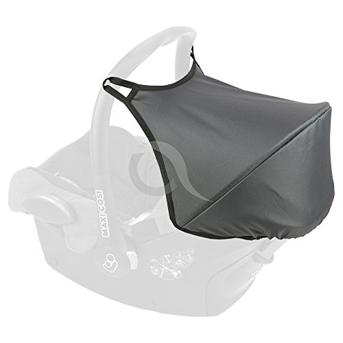 HOOD SUNSHADE CANOPY fits MAXI COSI CABRIOFIX car seat New WATERPROOF (charcoal)