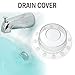 Produktbild Findyoulove Tub Overflow Drain Plug, Increase The Water Level in The Bathtub and Seal The Drain (Clear, 4"Diameter)
