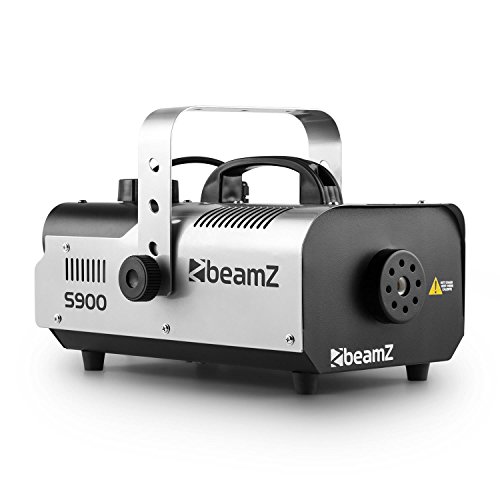 Beamz S900 Macchina del fumo effetto nebbia smoke maker fog machine (900 Watt, portata 4 metri, 70m ³ / min, telecomando)
