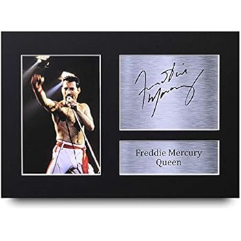 Amazon.de: Freddie Mercury Queen Poster Musik Legende drucken schwarz