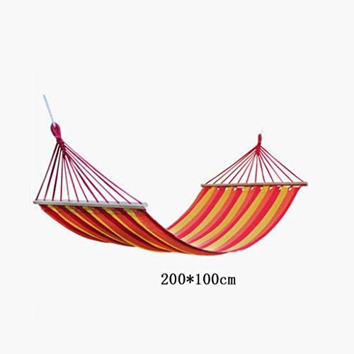 Hammock Outdoor hammock camping camping swing hammock mountaineer hammock with sticks orange canvas hammock portable hammock anti-rollover hammock