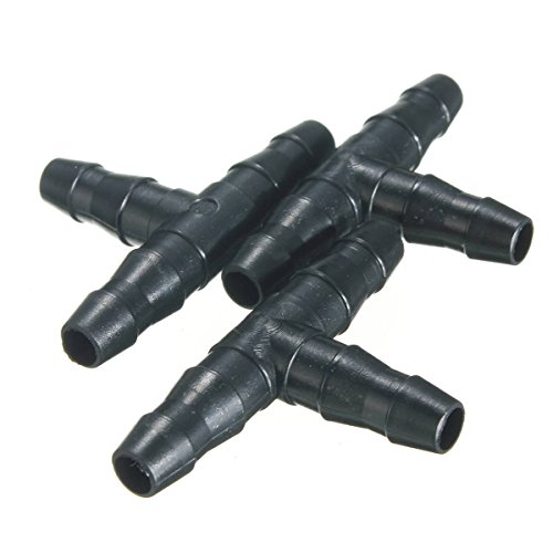 KING DO WAY 50x Bewaesserung Garten Sprinkler Micro Drip T-Stueck 3mm Reihentropfer Spruehduesen Pflanze OVP - 2