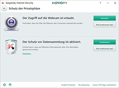 Kaspersky Lab Internet Security 2018 3usuario s  1a  o s  Full license Alem  n - Seguridad y antivirus  3  1 a  o s   Full license 