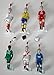 Produktbild Tipp Kick 6 Fußballspieler Figuren Kicker WM 2018 Kaufland Edition England Schweden Russland Japan Peru Nigeria und 3 Bälle