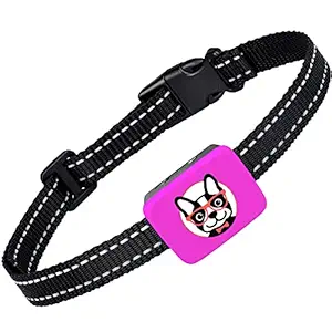 Small Dog Bark Collar Rechargeable - Anti Barking Collar for Small Dogs - Smallest Most Humane Stop Barking Collar - Dog Training No Shock Bark Collar Waterproof - Safe Pet Bark Control Device