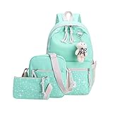 Menge: Rucksack + Schultertasche + Handtasche (3 Set).