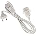 Produktbild Smartfox Netzkabel mit Schalter und E27 Lampenfassung incl. Schraubring in weiß 3,4m