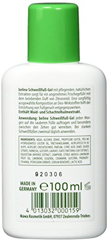 Mawa-Kosmetik Beline Schweissfuß-Gel, 3er Pack (3 x 100 ml) - 3
