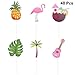 Produktbild Amosfun Cake Topper Flamingo Pineapple Kuchen Topper Dessert Obst Picks für Hawaii Summer Tropical Beach Party Dekor 48 Stück