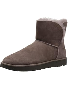 Stiefel UGG Modell Classic Cuff Mini aus Wildleder Braun