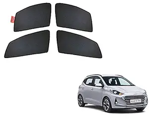 WolkomHome Car Half Curtain Sunshades Fix Curtains for Hyundai I10 Grand Nios