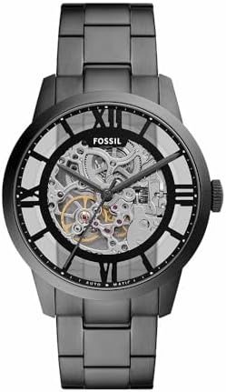 Fossil Orologio Townsman da uomo, Movimento automatico a tre lancette con cinturino in acciaio inossidabile o in pelle