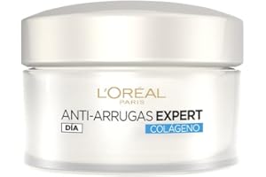 L'Oreal Paris Crema Hidratante Anti Arrugas De Día Colágeno, Fresca, Negro, 50 ml (Paquete de 1)