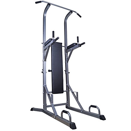ScSPORTS Multigym Trainingsturm mit Hantelbank, Klimmzug, Dipstation Kraftstation/Multistation, Gymtower - 4