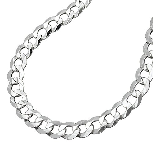 Kette Panzer flach, Silber 925 50cm
