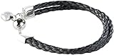 St. Leonhard Armbänder: Geflochtenes Lederarmband mit Magnetverschluss (Armband für Frau und Mann)