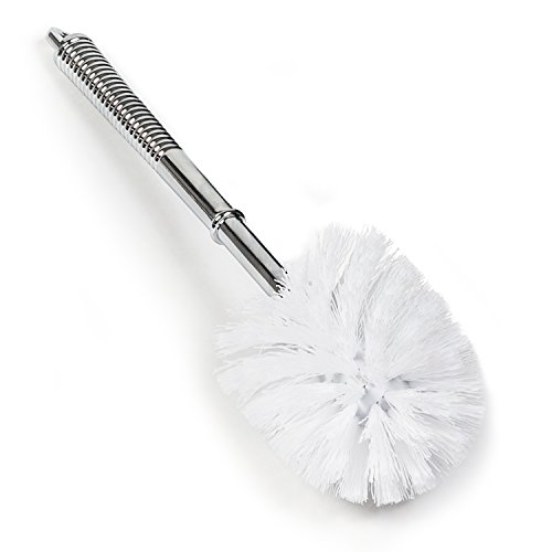 Tatkraft 4742943011540 Toilettenbürstenhalter, Stahl / Plastik Verchromt, silber, 26.6 x 16.8 x 9.4 cm - 3