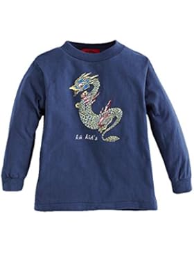 Kinder Langarmshirt, mit Baby Dragon, mit Baby-Drachen Motiv, von KU KID'S - made in USA
