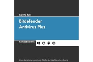 Lizenz für Bitdefender Antivirus Plus inkl. VPN | 2024 | originale Vollversion | 1-10 Gerät(e) | 1-3 Jahr(e) | WinPC | Lizenz