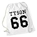 Produktbild Tyson 66 Gymsack White Certified Freak