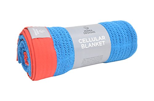 Mama Designs Cellular Blanket (Blue)