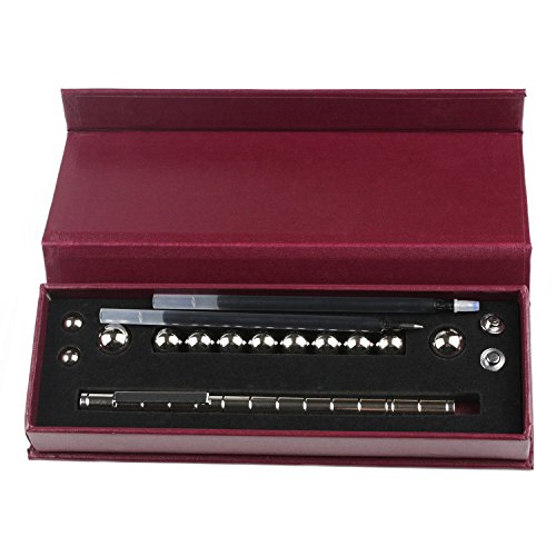 Cooler Magnetstift Wunderbaren Magnetischer Kugelschreiber Ideale Geschenk Witzig Magnetstift Stylus Stift kreative Geschenkfeder Set Silber - 6