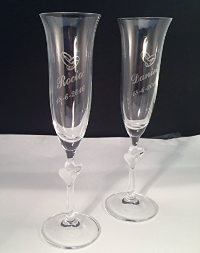 Copas de Corazon para Boda