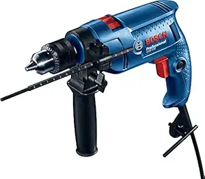 Bosch SHAI GSB 550 Professional Impact Drill - 550 watt motor 13 mm keyed chuck - 25 inches, Blue