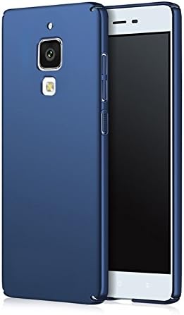 Apanphy Xiaomi 4 Case [High Quality] [Ultra Slim] [Hard Silky] [Scrub Shell] [Full Protection] [Rear Skin Feel] Cover For Xiaomi 4 Blue