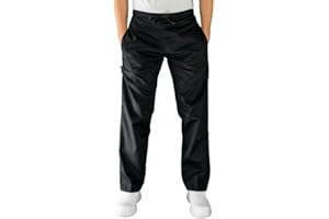 CARBONN WORKWEAR ET EPI Carbonn - Pantalon de Cuisine Noir élastiqué
