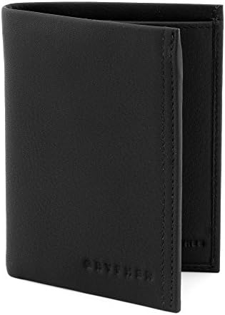 Wilmore Slim Genuine Leather Wallet by Gryphen (Black)