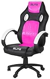 ✔ Ergonomisch ► Extra dick gepolsterte Kopf- & Fußstütze ► Sitzform angepasst ✔ Moderne Racing-Optik